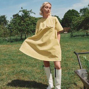 LEVI'S® X GANNI SAWTOOTH TRAPEZE DRES